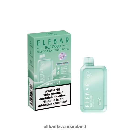 Elf Bar 5000 Ireland - ELFBAR Disposable Vape New BC10000 10000Puffs 8X24RJ350 Apple Ice