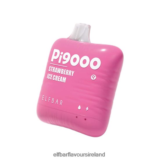 Elf Bar 600 Price Ireland - ELFBAR Pi9000 Disposable Vape 9000 Puffs 8X24RJ421 Strawberry Ice Cream