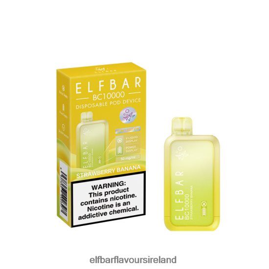 Elf Bar Ireland Price - ELFBAR Disposable Vape New BC10000 10000Puffs 8X24RJ347 Strawberry Banana