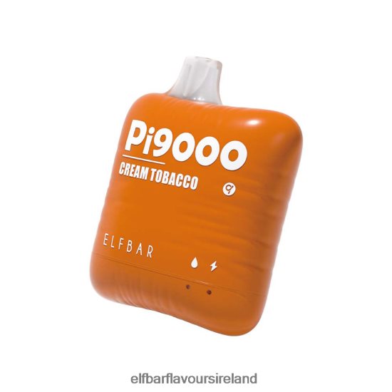 ELFBAR Af5000 Ireland - ELFBAR Pi9000 Disposable Vape 9000 Puffs 8X24RJ407 Cream Tobacco