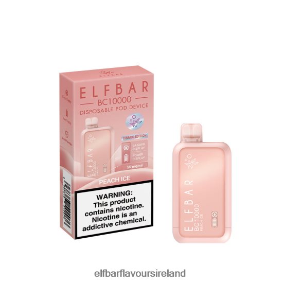Elf Bar 600 Ireland - ELFBAR Best Flavor Disposable Vape BC10000 Ice Series 8X24RJ309 Peach Ice