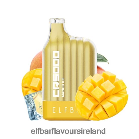 Elf Bar 600 Ireland - ELFBAR Best Flavor Disposable Vape CR5000 Ice Series 8X24RJ324 Mango Ice
