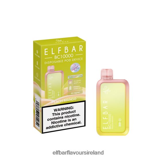 ELFBAR Ireland - ELFBAR Disposable Vape New BC10000 10000Puffs 8X24RJ344 Peach Mango