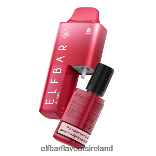 Elf Bar Ireland Price - ELFBAR AF5000 Prefilled Kit - 20mg 8X24RJ63 Strawberry Raspberry Cherry Ice