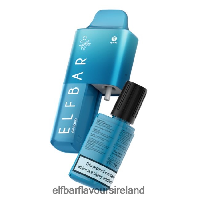 Elf Bar Ireland - ELFBAR AF5000 Prefilled Kit - 20mg 8X24RJ59 Blue Razz Lemonade