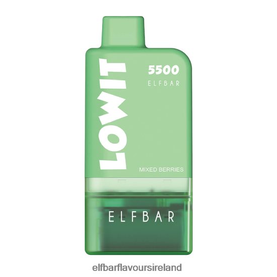 Elf Bar Dublin - ELFBAR Prefilled Pod Kit LOWIT 5500 2%Nic 8X24RJ431 Mixed Berries