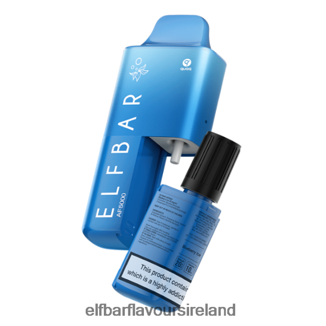 Elf Bar 600 Ireland - ELFBAR AF5000 Prefilled Kit - 20mg 8X24RJ55 Blueberry Ice