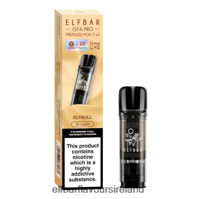 Elf Bar 600 Price Ireland - ELFBAR ELFA PRO Prefilled Pods - 20mg - 2PK 8X24RJ101 Elf Turbo