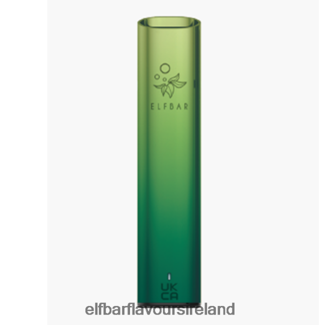 Elf Bar Box Of 10 Ireland - ELFBAR Mate 500 Pod Vape Kit - 500mAh Battery 8X24RJ137 Aurora Green