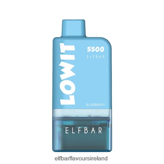 Elf Bar Flavours Ireland - ELFBAR Prefilled Pod Kit LOWIT 5500 2%Nic 8X24RJ428 Blue Raspberry